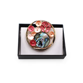 Magneet broche nr 284 fantasy goudkleurig