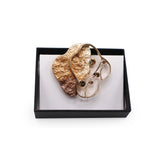 Magneet broche nr 285 fantasy goudkleurig