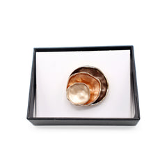 Magnetbrosche Nr. 212 Fantasie goldfarben