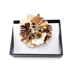 Magneet broche nr 219 fantasy goudkleurig