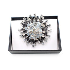 Magnetbrosche Nr. 175 Fantasie Silberfarben