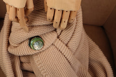 Magnetbrosche Nr. 112 Fantasie Goldfarben