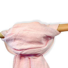 linnen sjaal baby roze