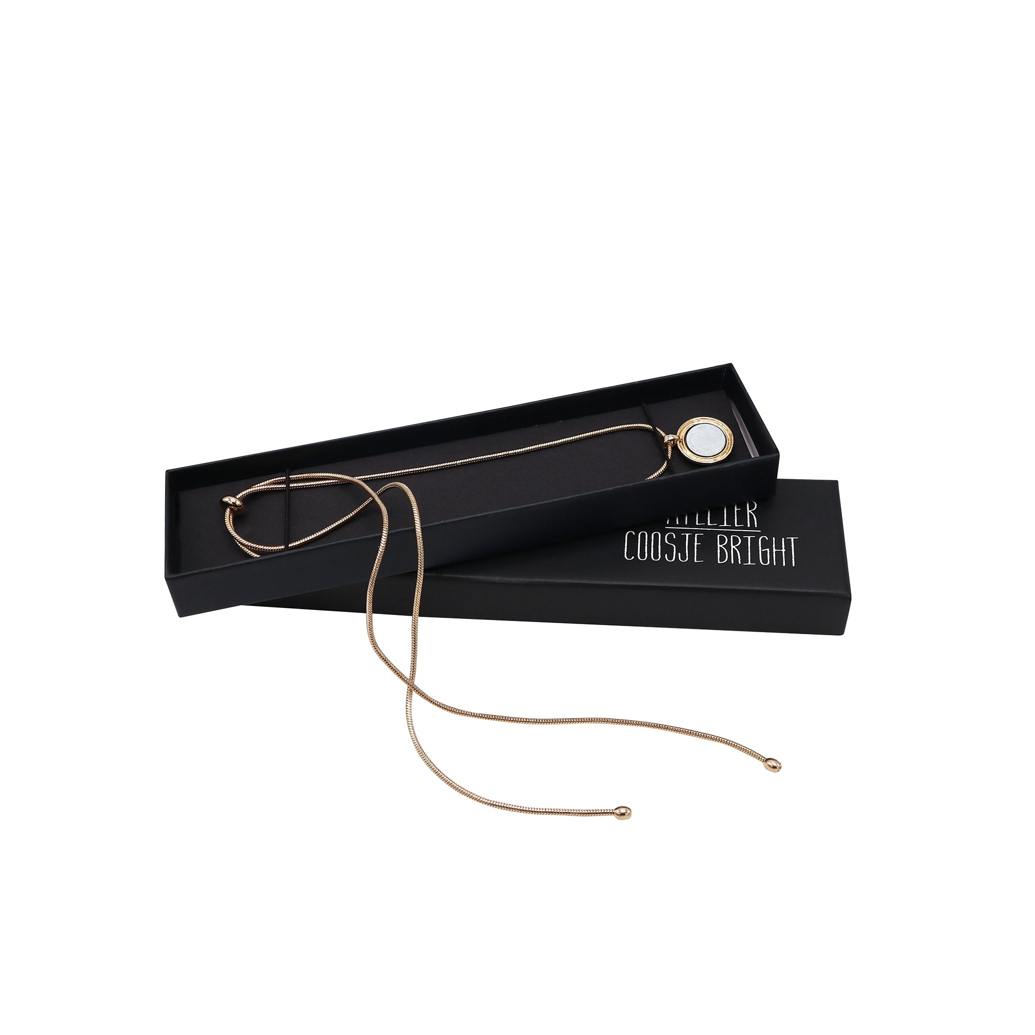  Magnetbrosche Nr. 299  Fantasie Goldfarben