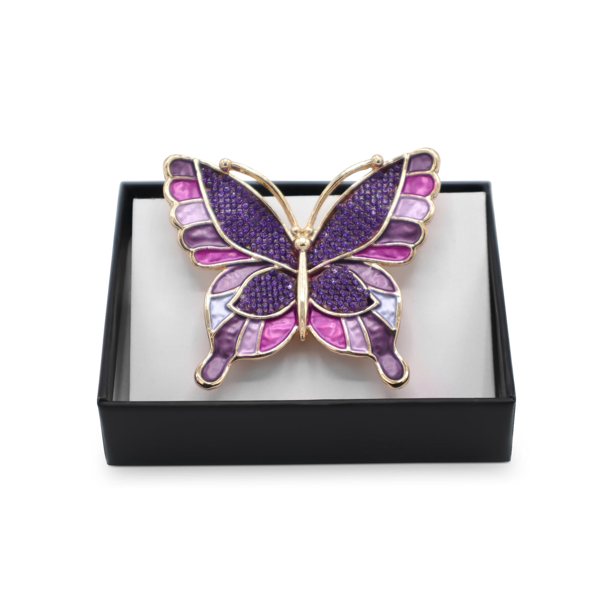 Magneet broche nr 300 fantasy goudkleurig