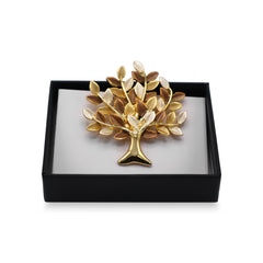  Magnetbrosche Nr.309  Fantasie Goldfarben