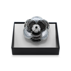  Magnetbrosche Nr.314  Fantasie Silberfarben