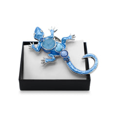 Magneet broche nr 325 fantasy zilverkleurig