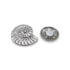  Magnetbrosche Nr.342 Fantasie  Silberfarben