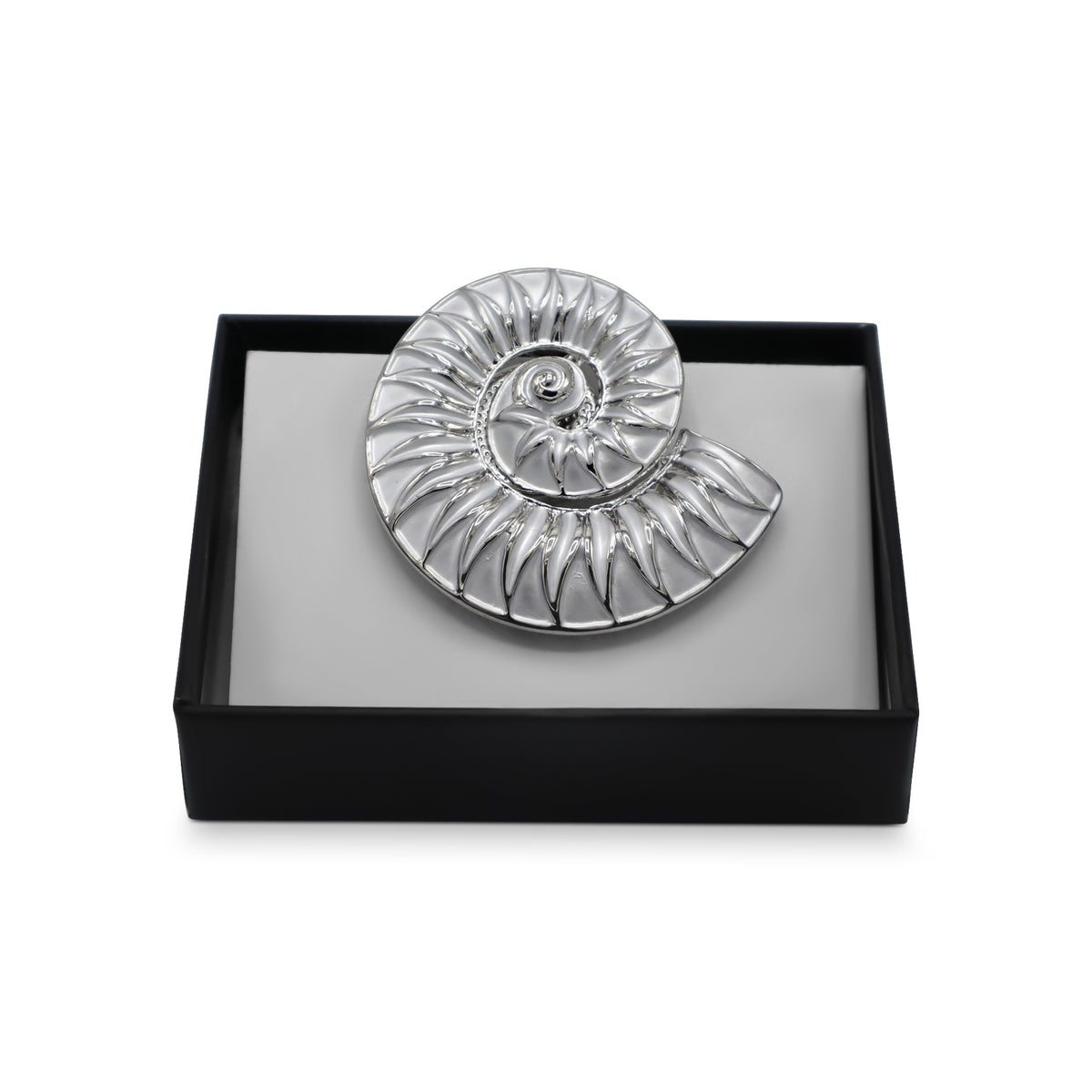  Magnetbrosche Nr.342 Fantasie  Silberfarben