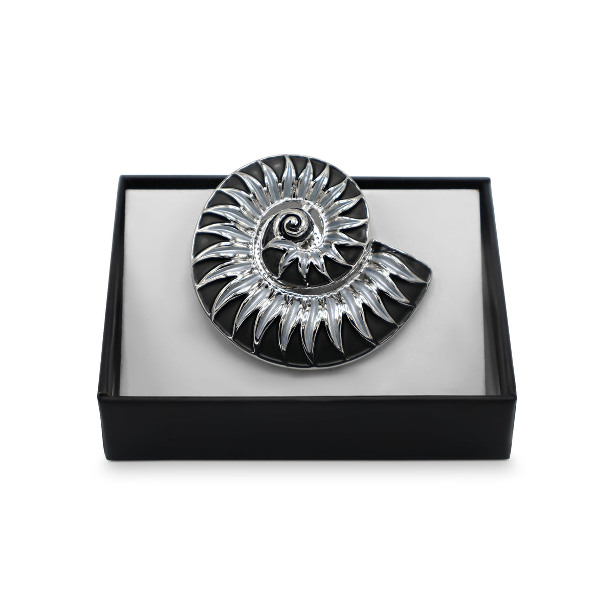  Magnetbrosche Nr.344 Fantasie  Silberfarben