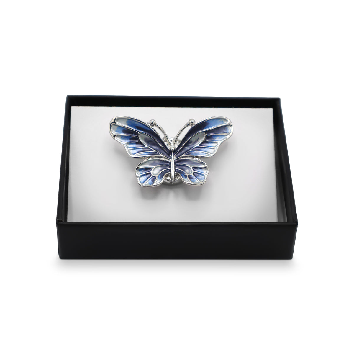  Magnetbrosche Nr.350 Fantasie Silberfarben