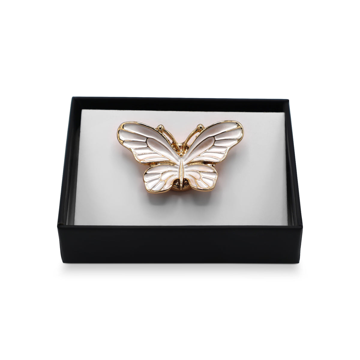  Magnetbrosche Nr.351 Fantasie Goldfarben