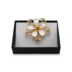  Magnetbrosche Nr.353 Fantasie Goldfarben