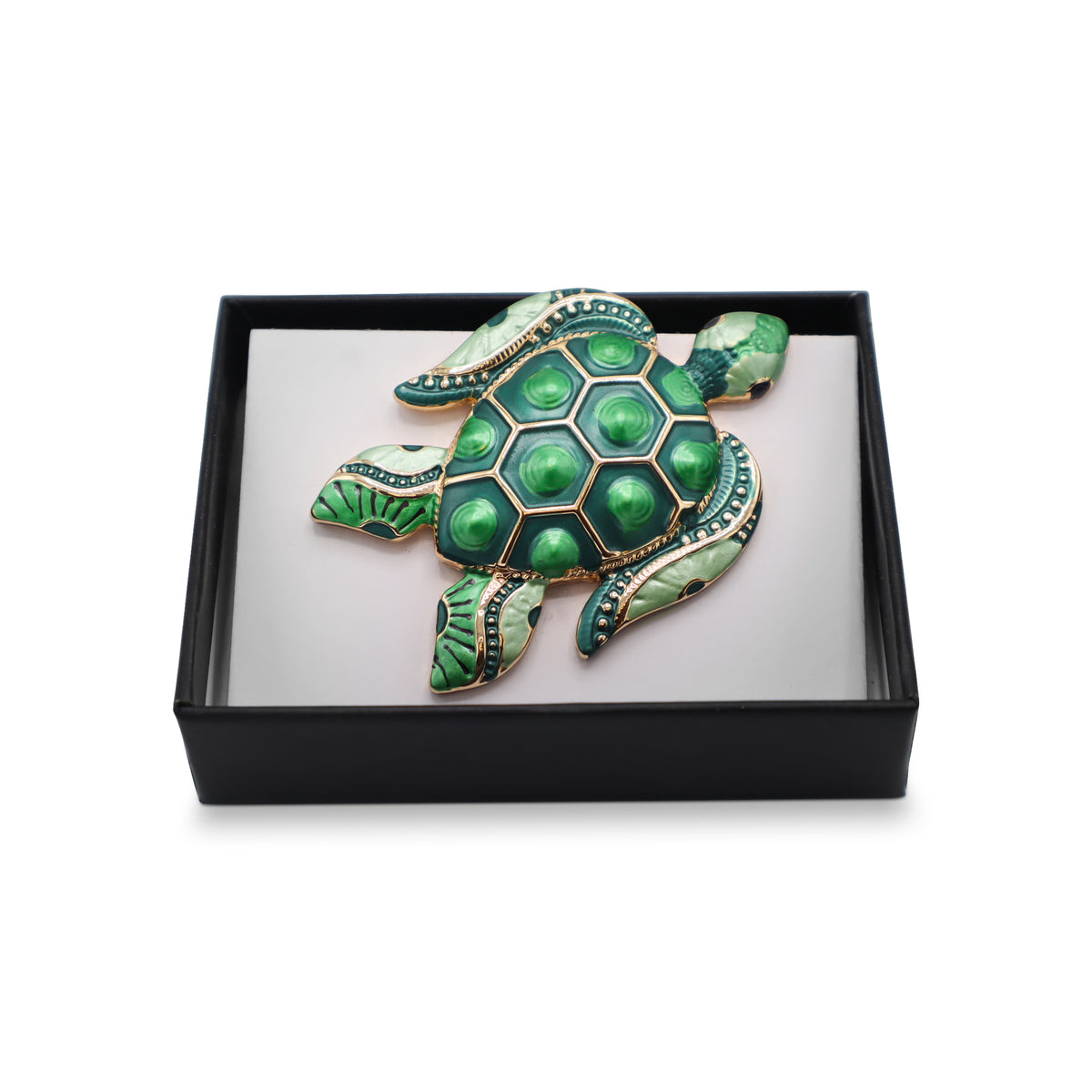  Magnetbrosche Nr.360 Fantasie Goldfarben