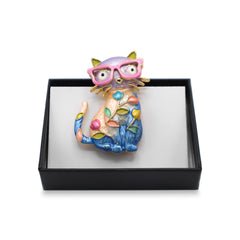  Magnetbrosche Nr.371 Fantasie Goldfarben