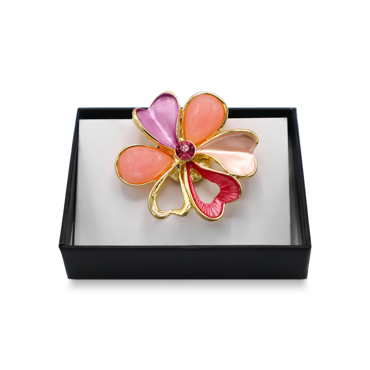  Magnetbrosche Nr.394 Fantasie Goldfarben