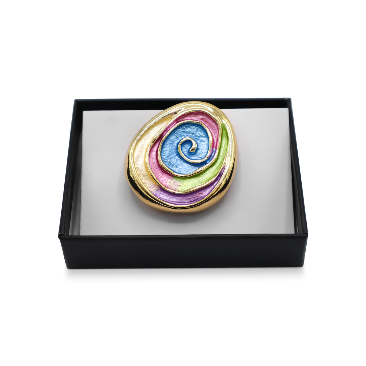  Magnetbrosche Nr.403 Fantasie Goldfarben