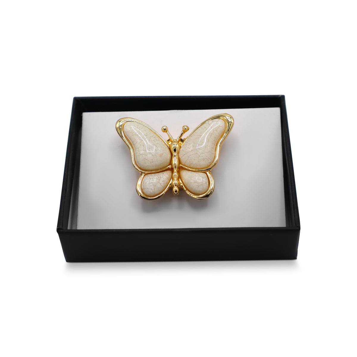  Magnetbrosche Nr.408 Fantasie Goldfarben