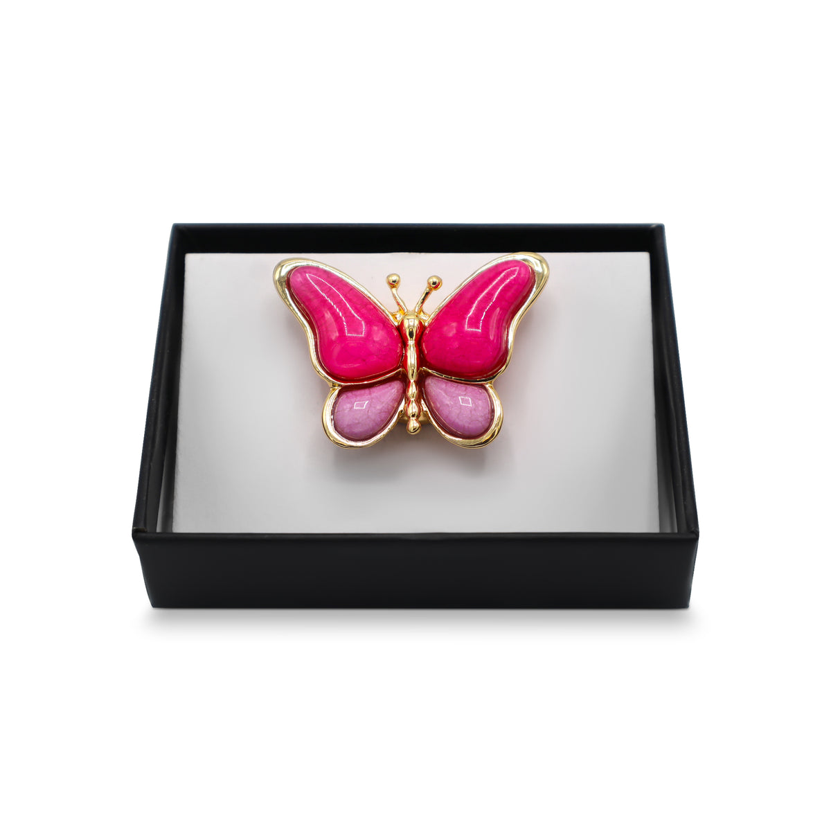  Magnetbrosche Nr.409 Fantasie Goldfarben