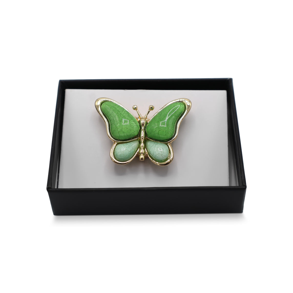  Magnetbrosche Nr.410 Fantasie Goldfarben