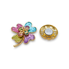  Magnetbrosche Nr.414 Fantasie Goldfarben