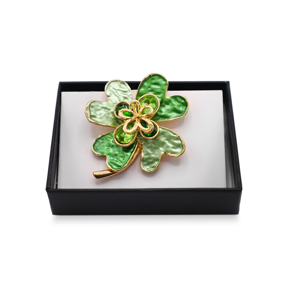  Magnetbrosche Nr.416 Fantasie Goldfarben