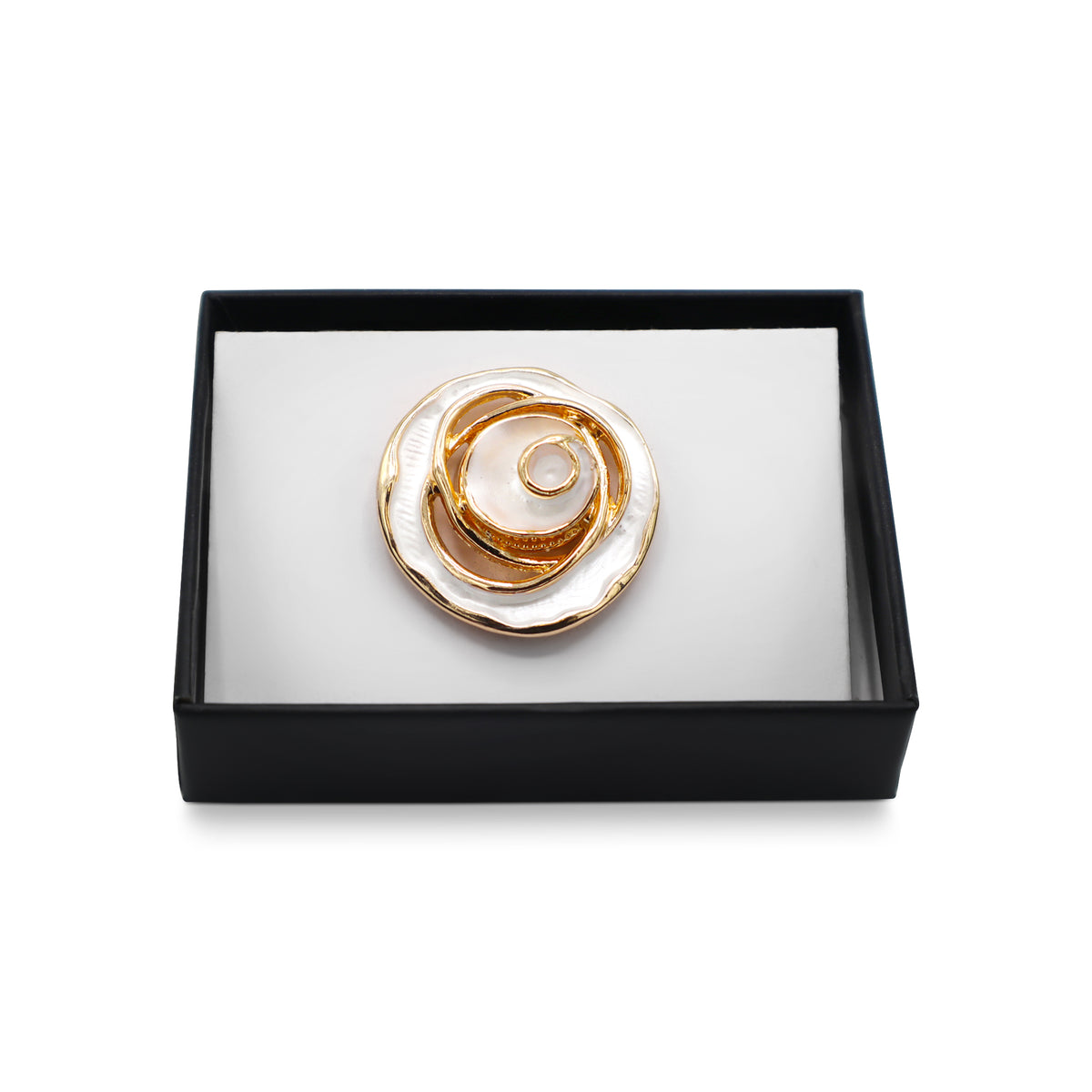  Magnetbrosche Nr.426 Fantasie Goldfarben