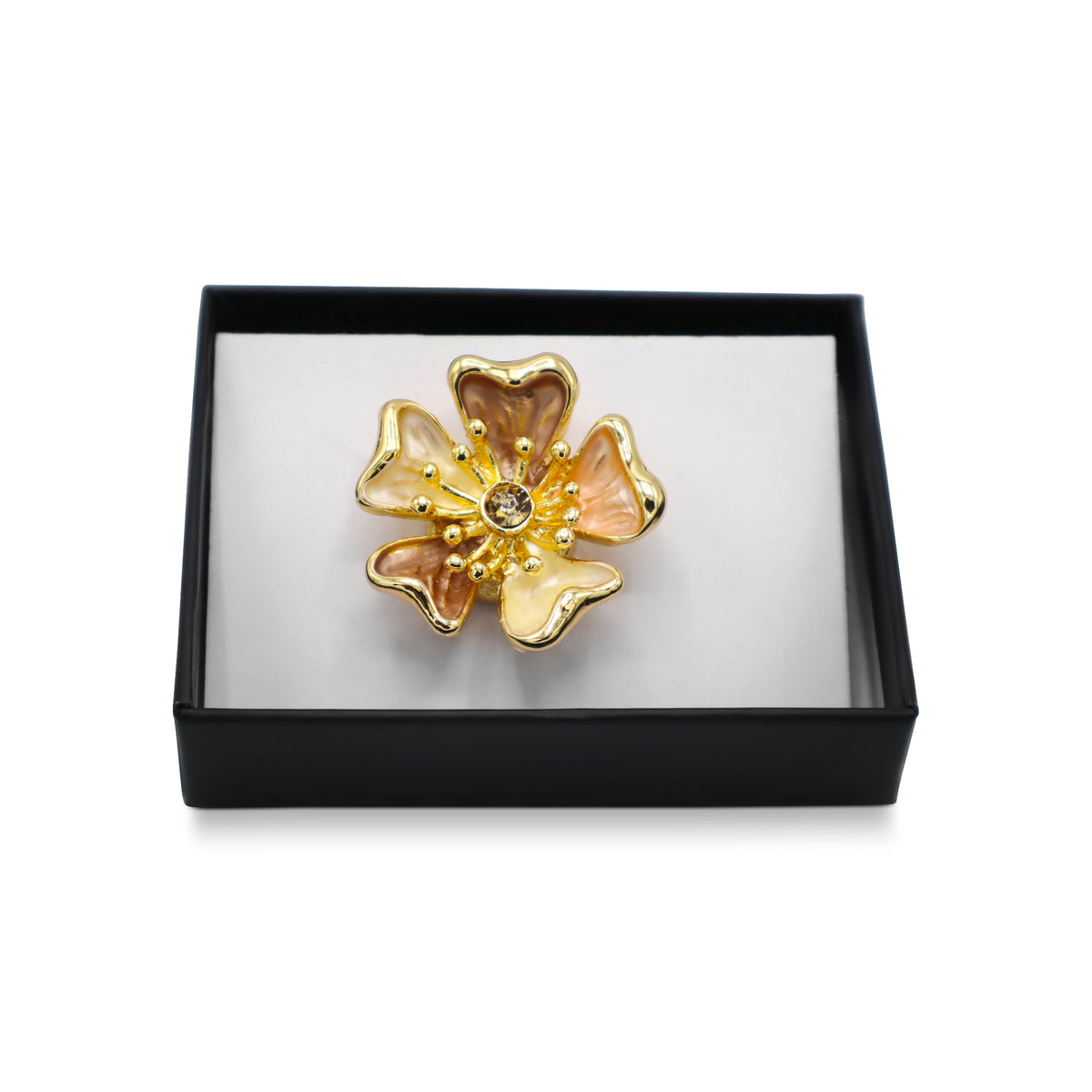  Magnetbrosche Nr.427 Fantasie Goldfarben