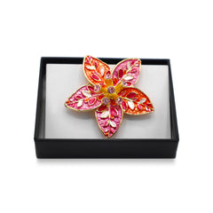  Magnetbrosche Nr.431 Fantasie Goldfarben