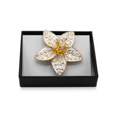  Magnetbrosche Nr.433 Fantasie Goldfarben