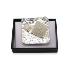 Spilla magnetica n. 468, stile fantasy, color argento