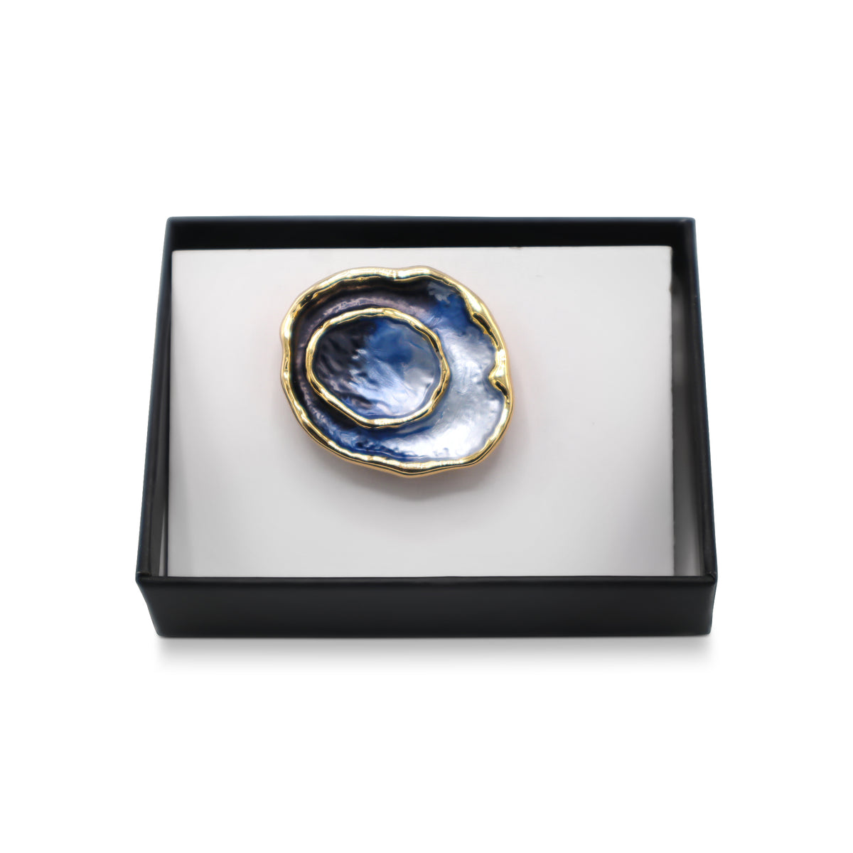  Magnetbrosche Nr.499 Fantasie Goldfarben