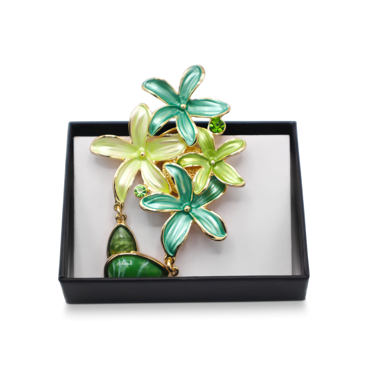 Magneet broche nr 510 fantasy goudkleurig