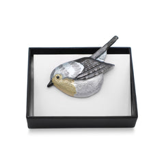 Spilla magnetica n. 468, stile fantasy, color argento