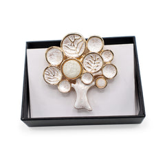 Magneet broche nr 183 fantasy goudkleurig
