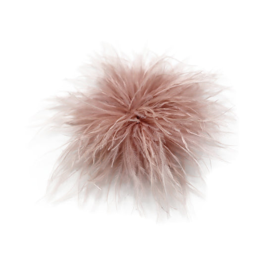 Vintage-Straußenfedern, Blush pink