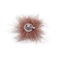 Broche magnétique n° 468, style fantaisie, couleur argentée