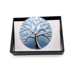 Magneet broche nr 188 fantasy zilverkleurig