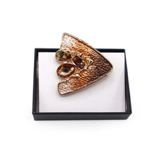 Magneet broche nr 238 fantasy goudkleurig