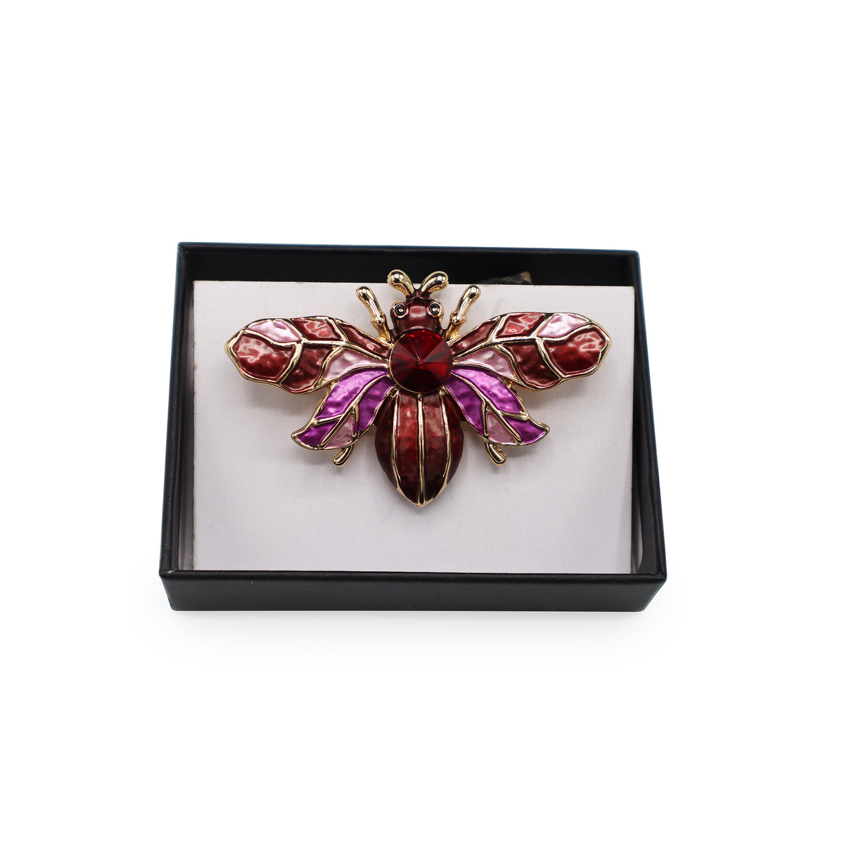 Magneet broche nr 240 fantasy goudkleurig