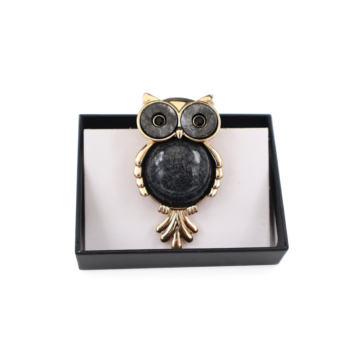  Magnetbrosche Nr. 249  Fantasie Goldfarben