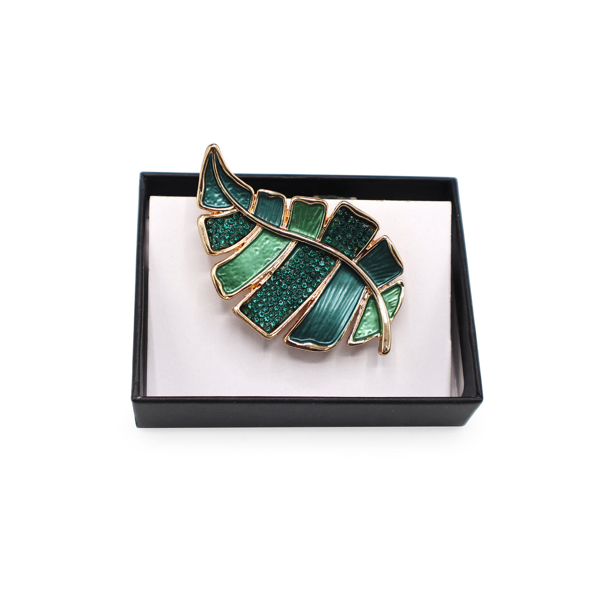 Magneet broche nr 259 fantasy goudkleurig