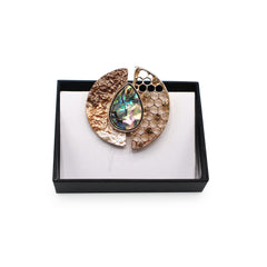 Magneet broche nr 273 fantasy goudkleurig