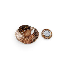Magneet broche nr 281 fantasy goudkleurig