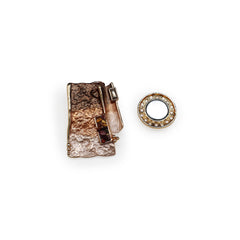 Magneet broche nr 287 fantasy goudkleurig