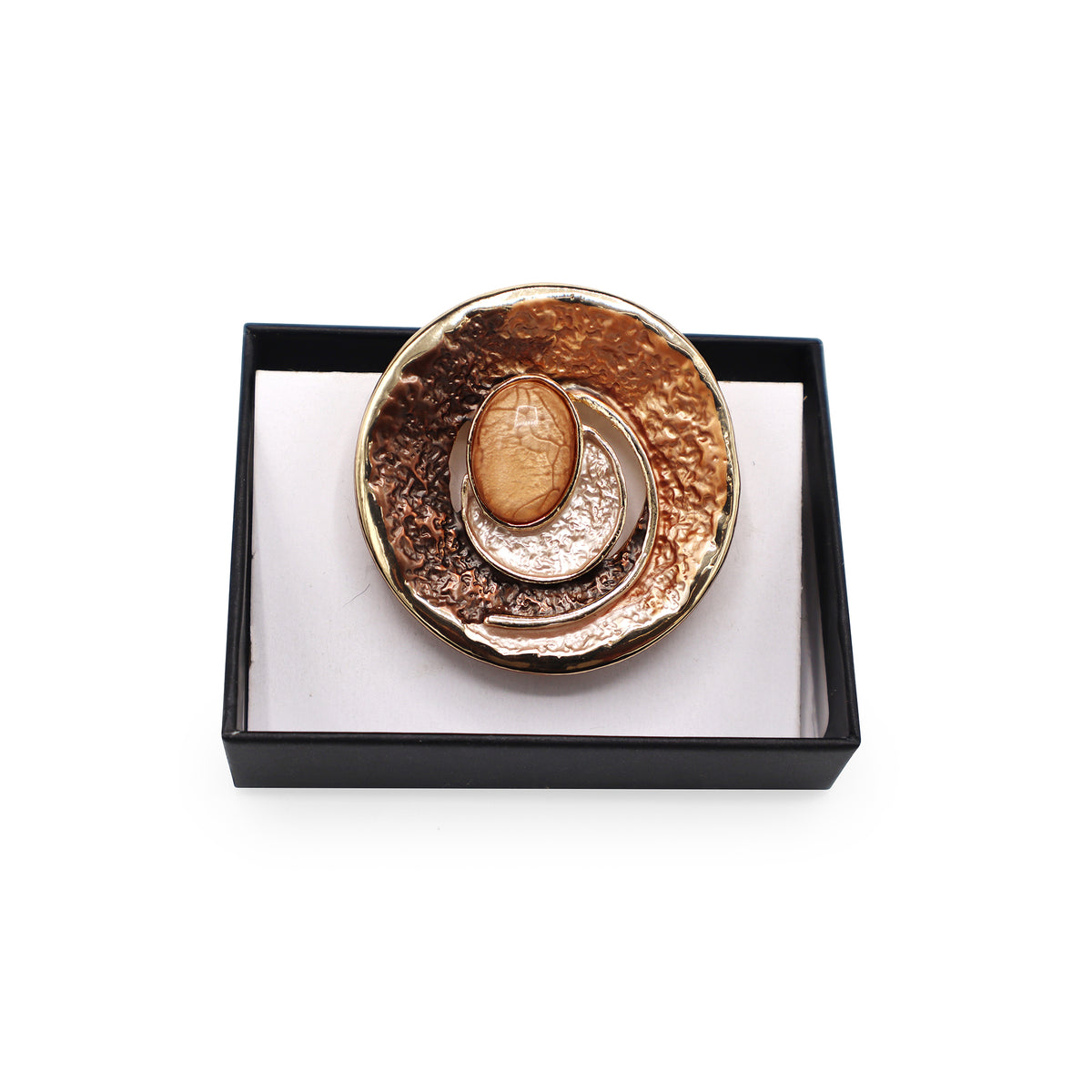 Magneet broche nr 299 fantasy goudkleurig