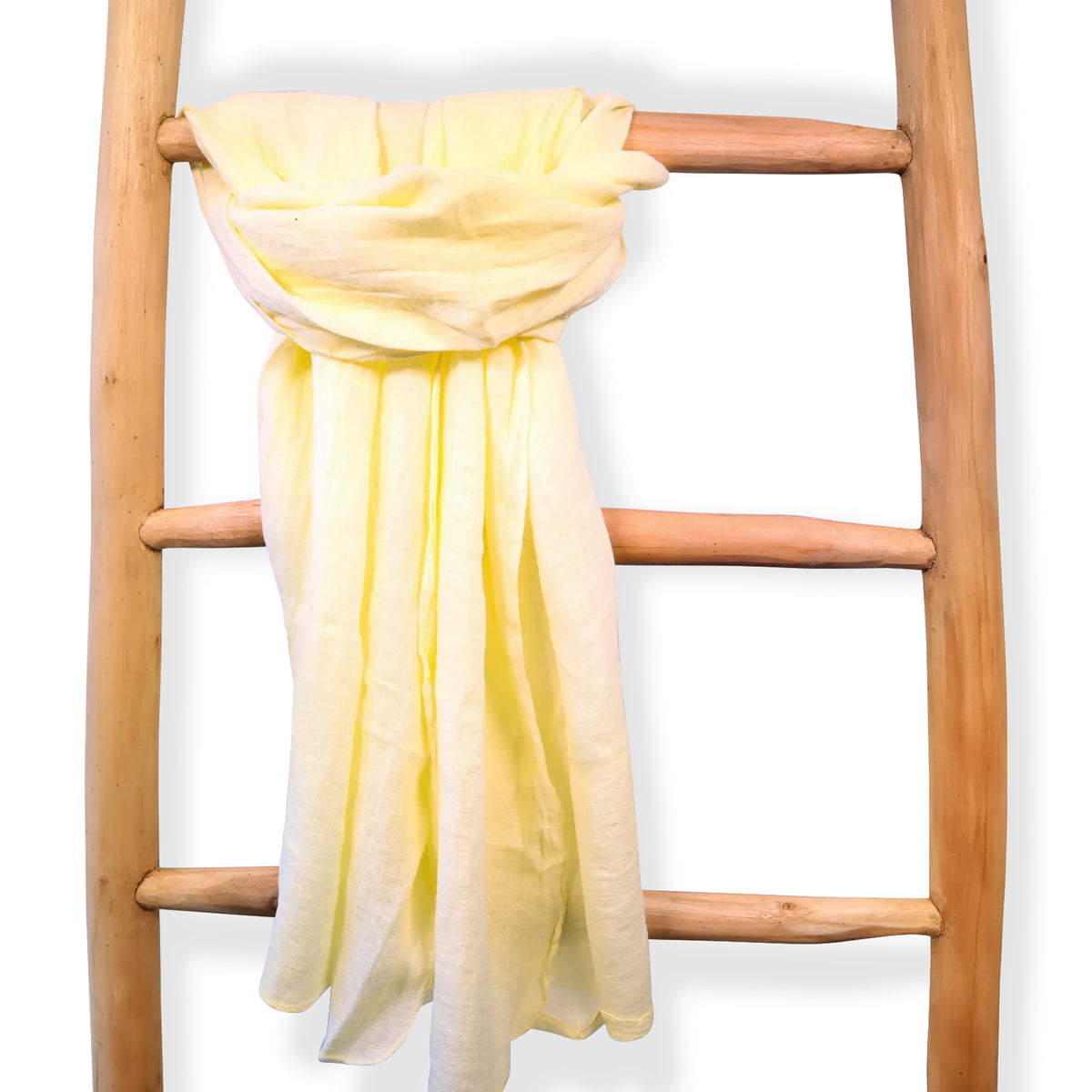 linnen sjaal butter yellow