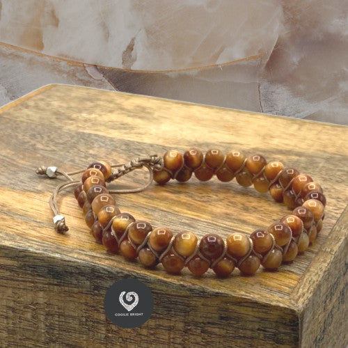 Boho bandje mahony