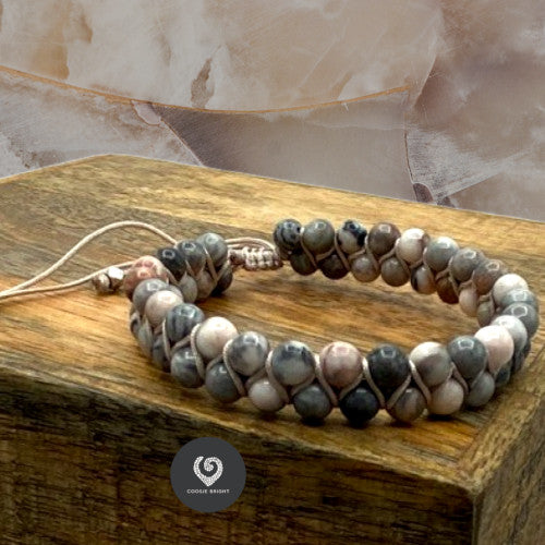 Boho bandje poeder picasso jasper